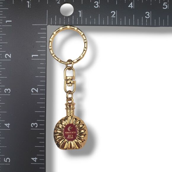 Vintage Gold Tone Remy Martin Liquor Bottle Keychain - Picture 6 of 6